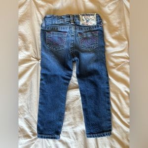Toddler True Religion jeans 24M sizing
